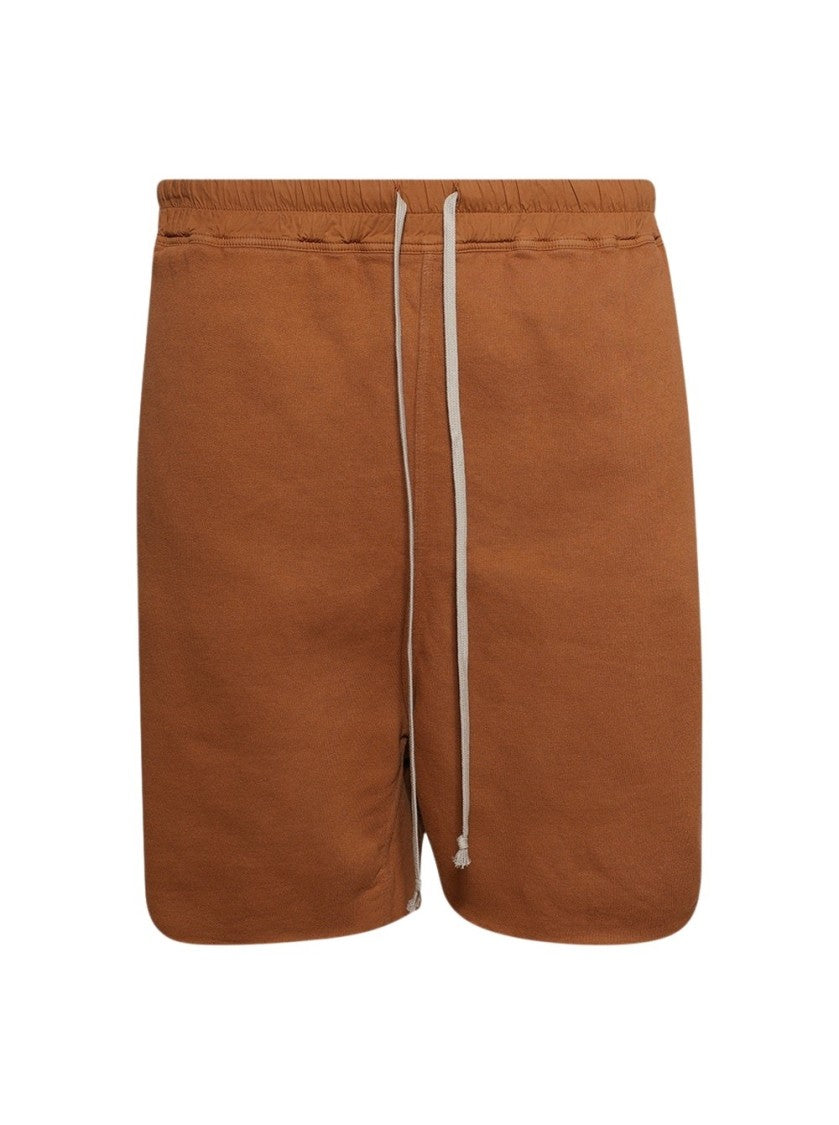 Drkshdw By Rick Owens Long Boxers Butt Zip Shorts Orange