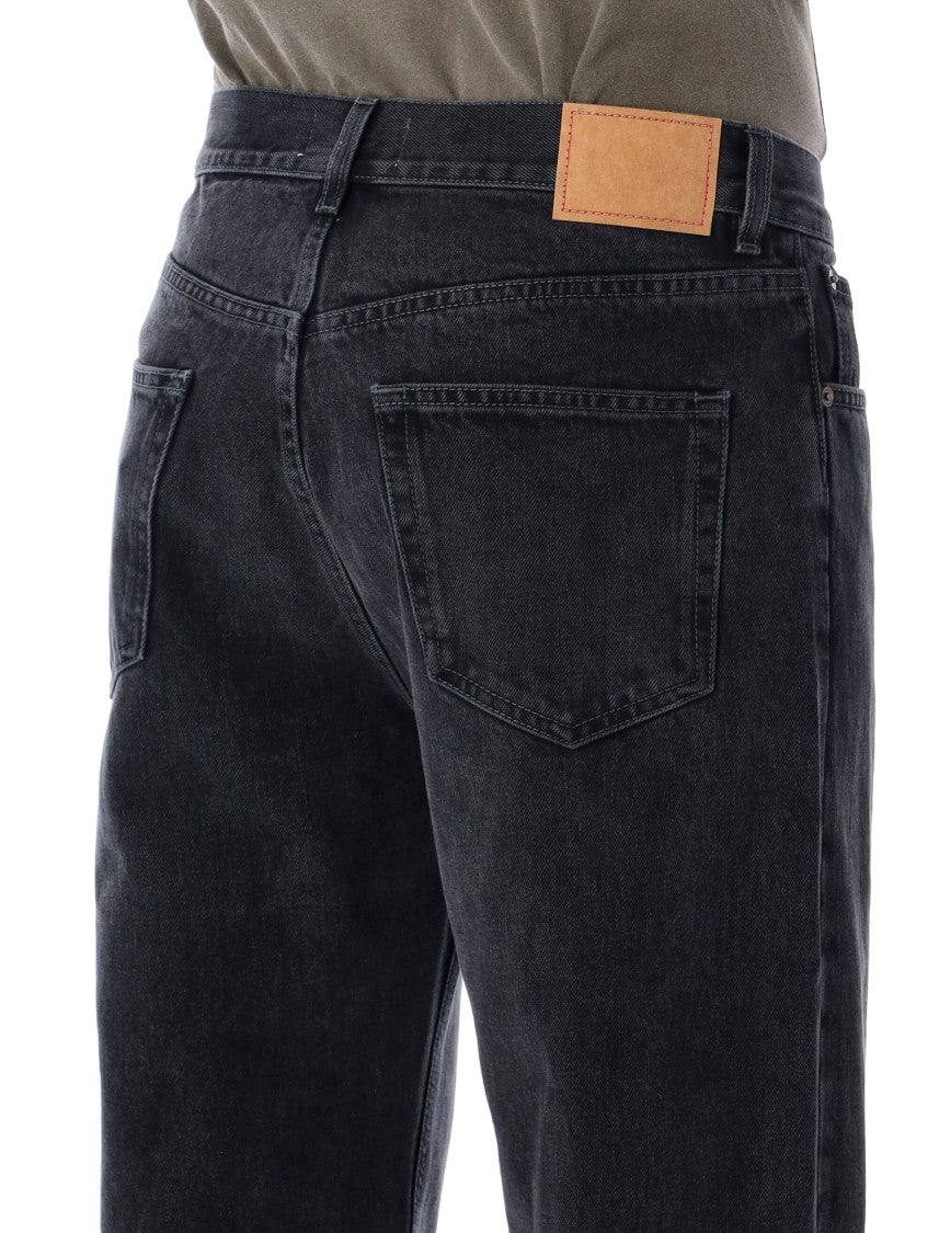 Jeanerica Vega Relaxed Straight-Leg Organic Cotton Jeans