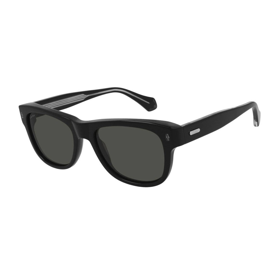 Cartier Black Ct0277s Celluloid Rectangular Sunglasses