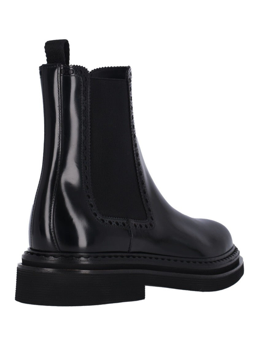 Dolce & Gabbana Chelsea Ankle Boots – Black