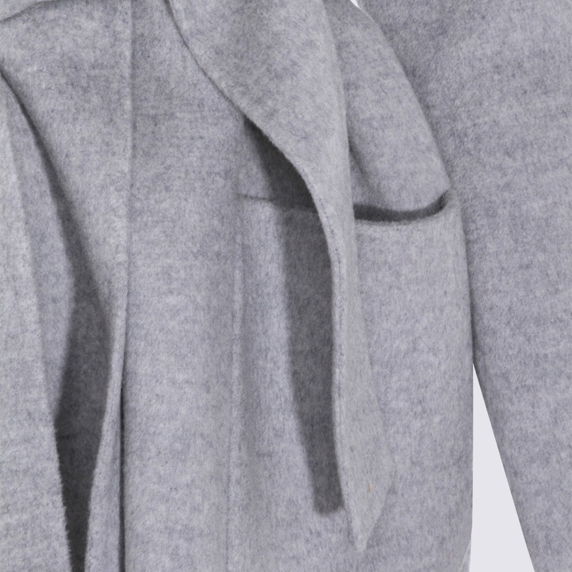 Fabiana Filippi Refined Grey Wool Coat