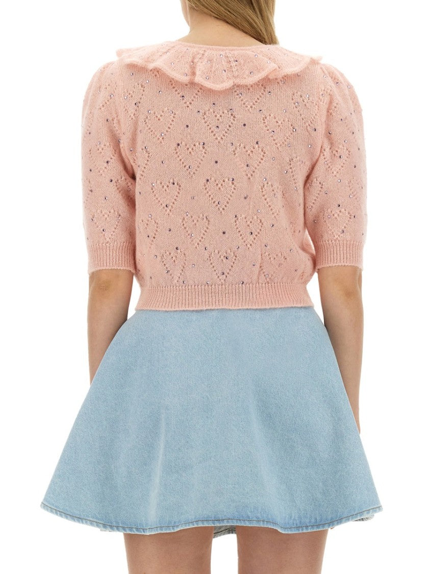 Alessandra Rich "Hearts" Jersey