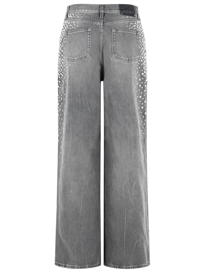 Golden Goose 'Melody' Grey Cotton Jeans