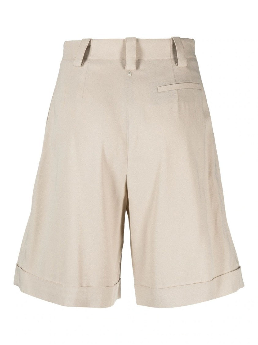 Lorena Antoniazzi Tailored High-Waisted Bermuda Shorts With Pleated Front