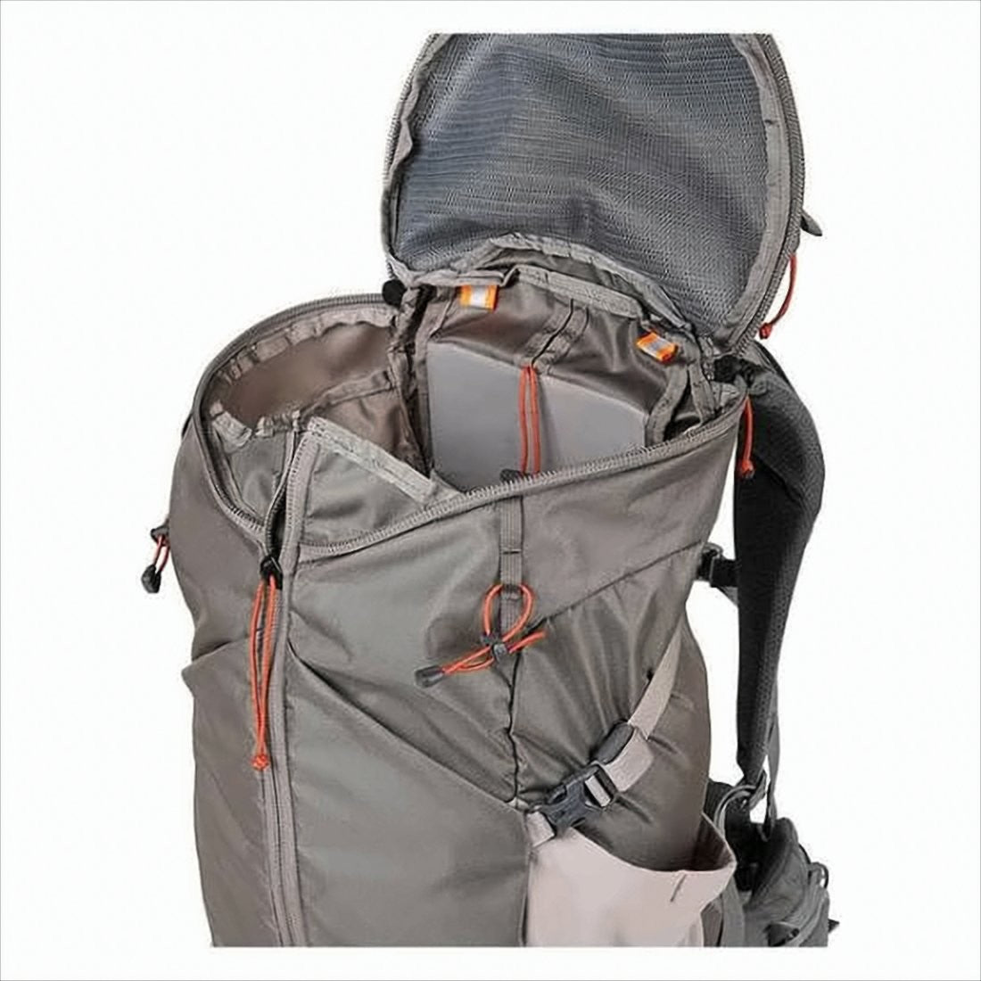 Mystery Ranch Structured Grey Nylon Backpack With Functional Design
