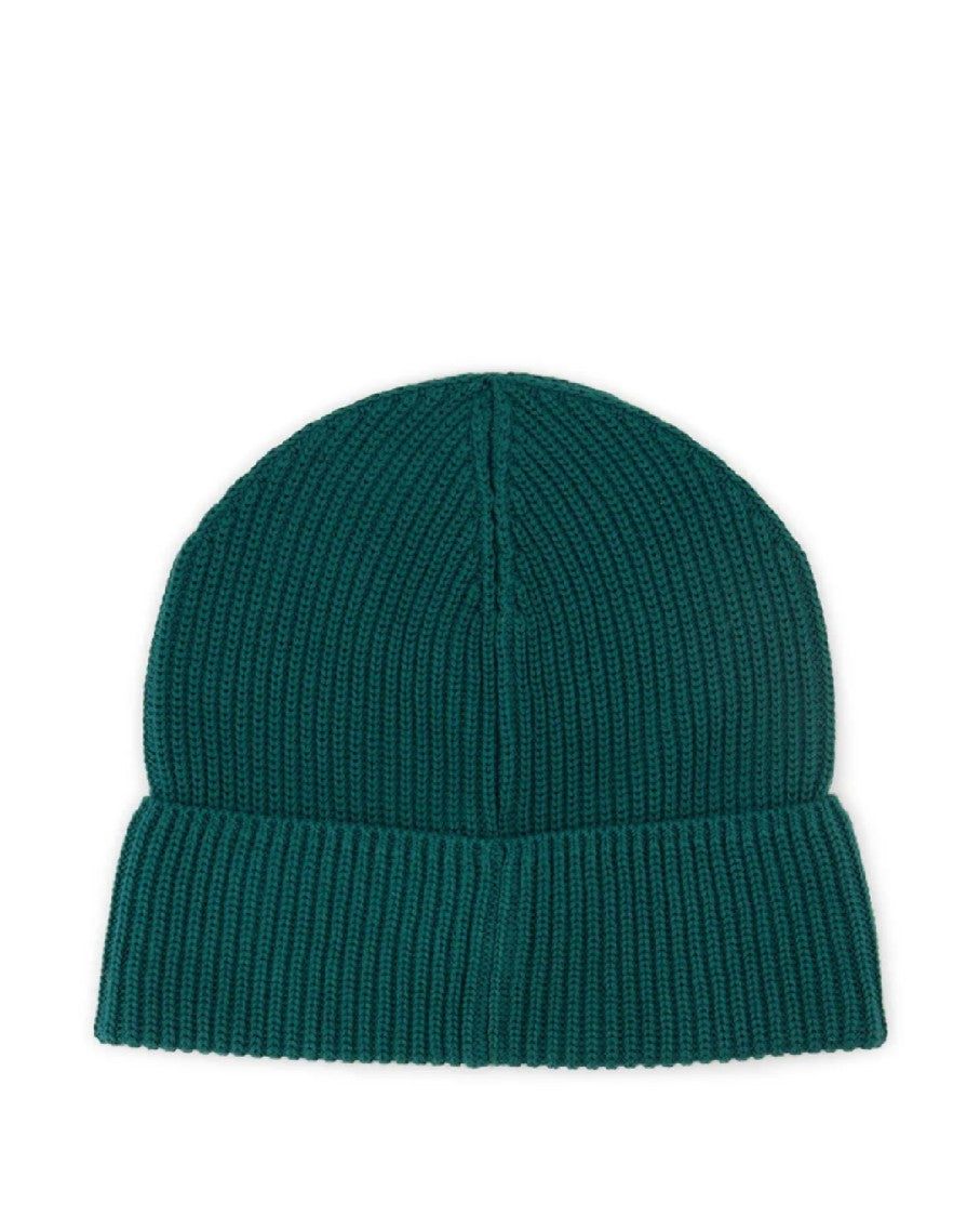 Moncler Ribbed Knit Beanie With Folded Cuff