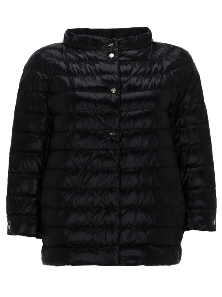 Herno Cropped Padded Polyamide Down Jacket