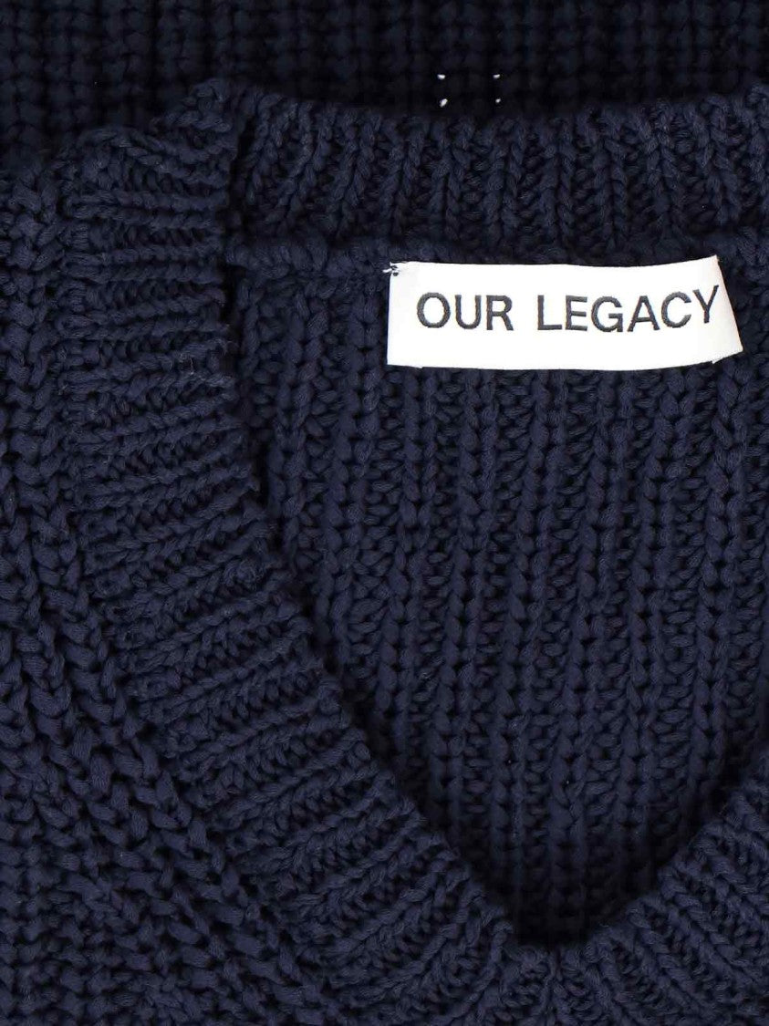 Our Legacy "Intact" Sleeveless Sweater – Blue