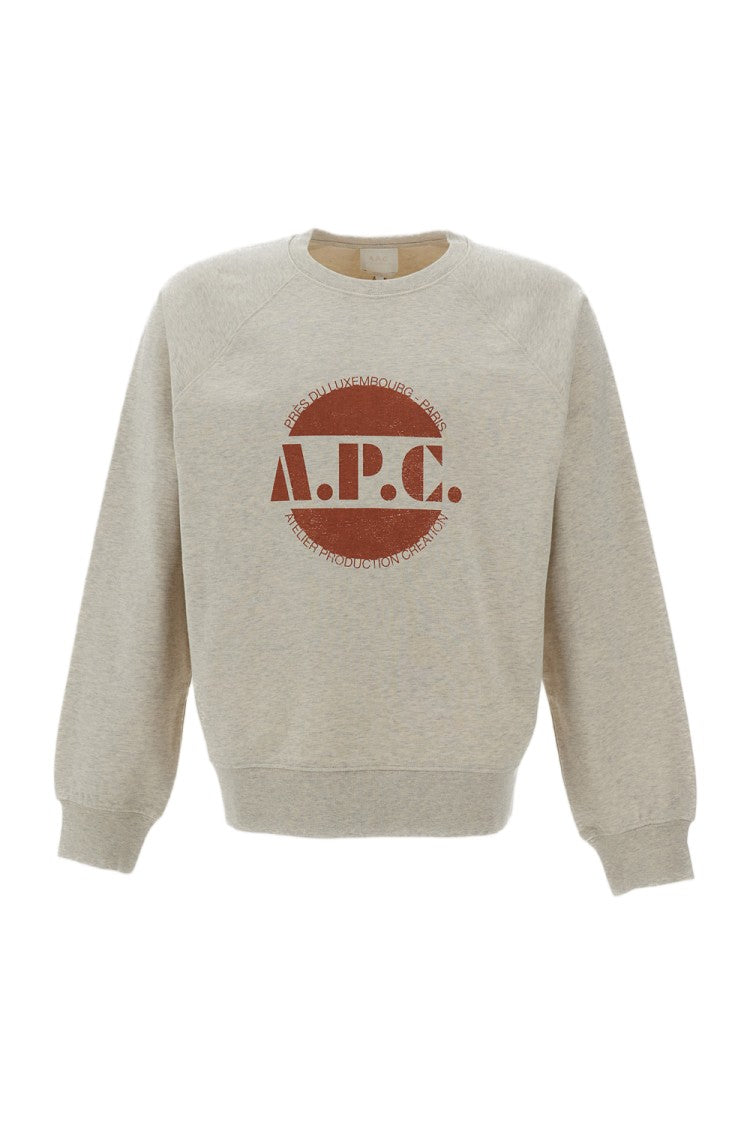 A.P.C. Beige Luis Cotton Sweatshirt