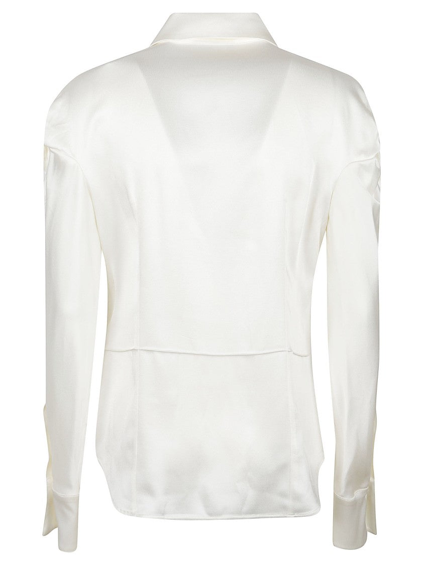 Victoria Beckham Twist Shoulder Blouse