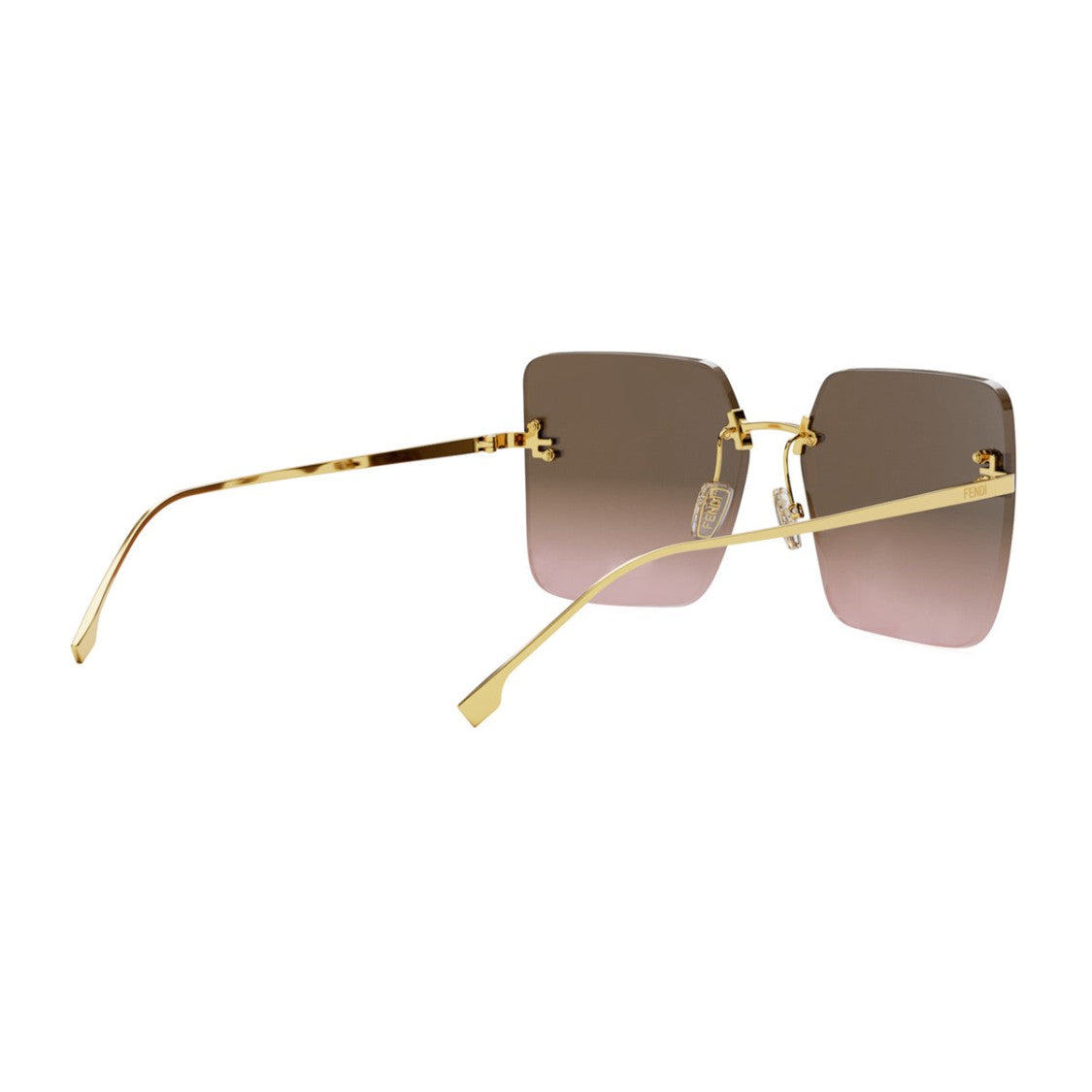 Fendi Fendi First Crystal Sunglasses With Bold Square Lenses