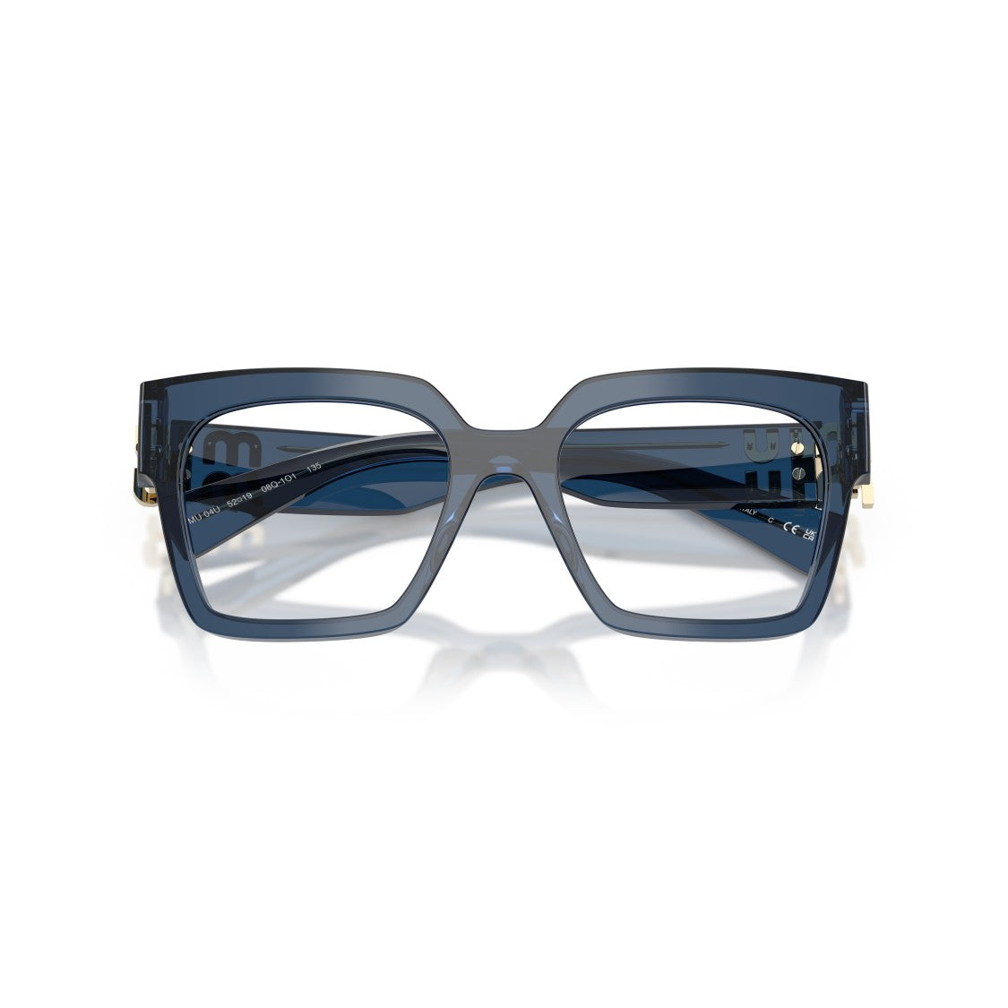 Miu Miu 0Mu 04Uv Oversized Square Frame Acetate Sunglasses