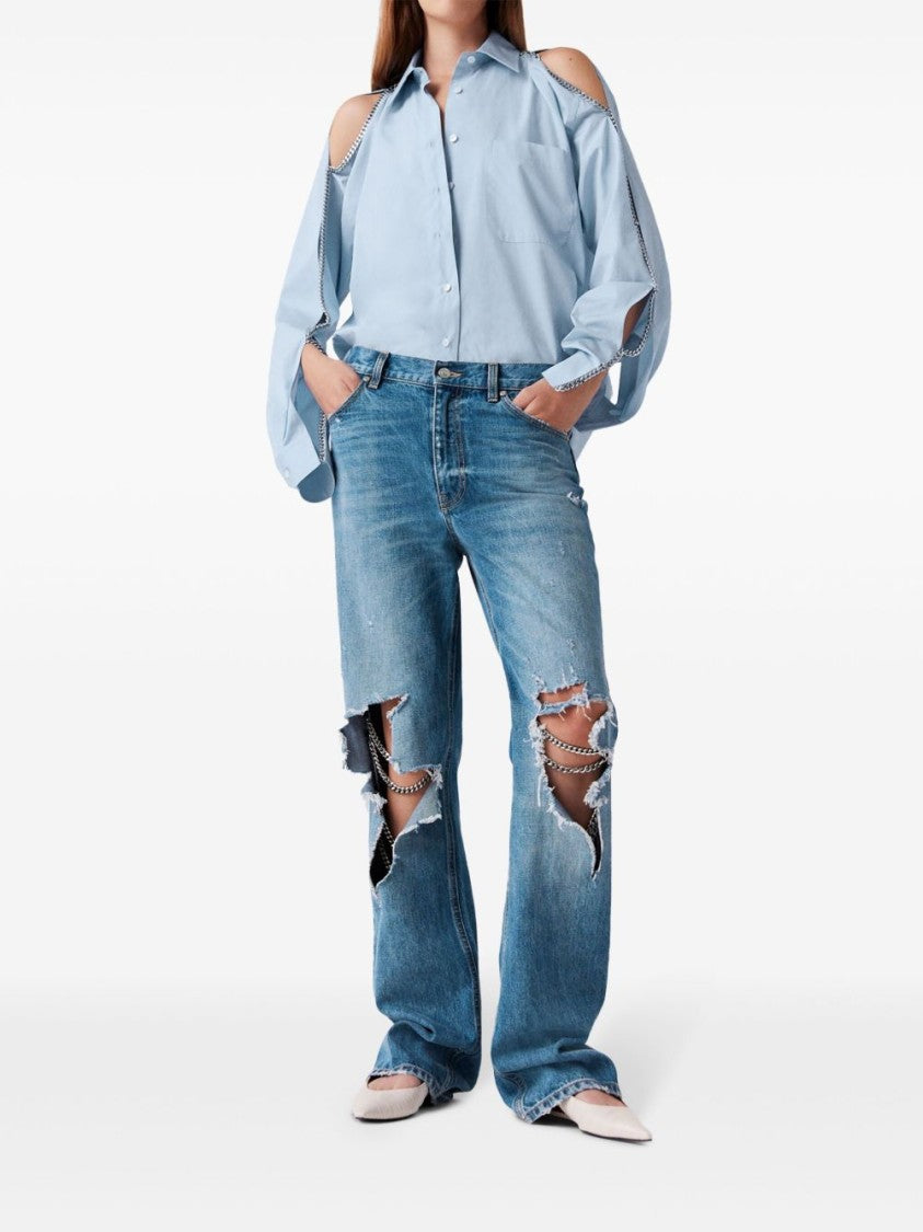 Stella Mccartney Light Blue Shirt