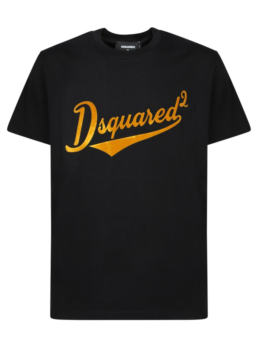 Dsquared2 Short Sleeve Cotton T-Shirt With Logo