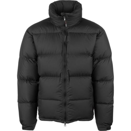 Other Brands High Collar Puffer Jacket With Horizontal Quilted Design