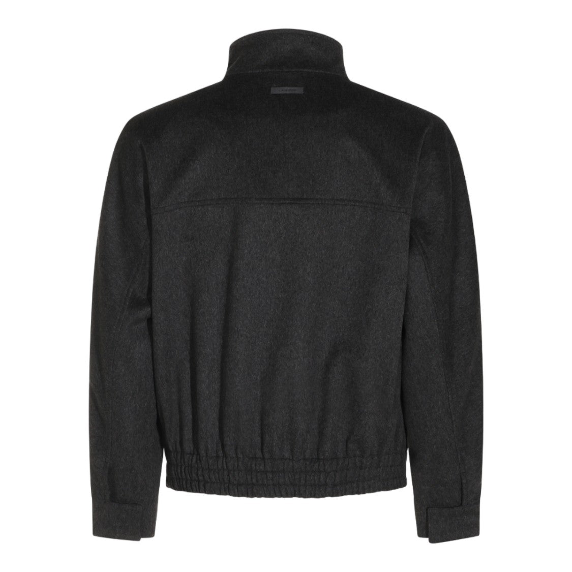 Lardini Minimalist High Collar Jacket With Concealed Closure