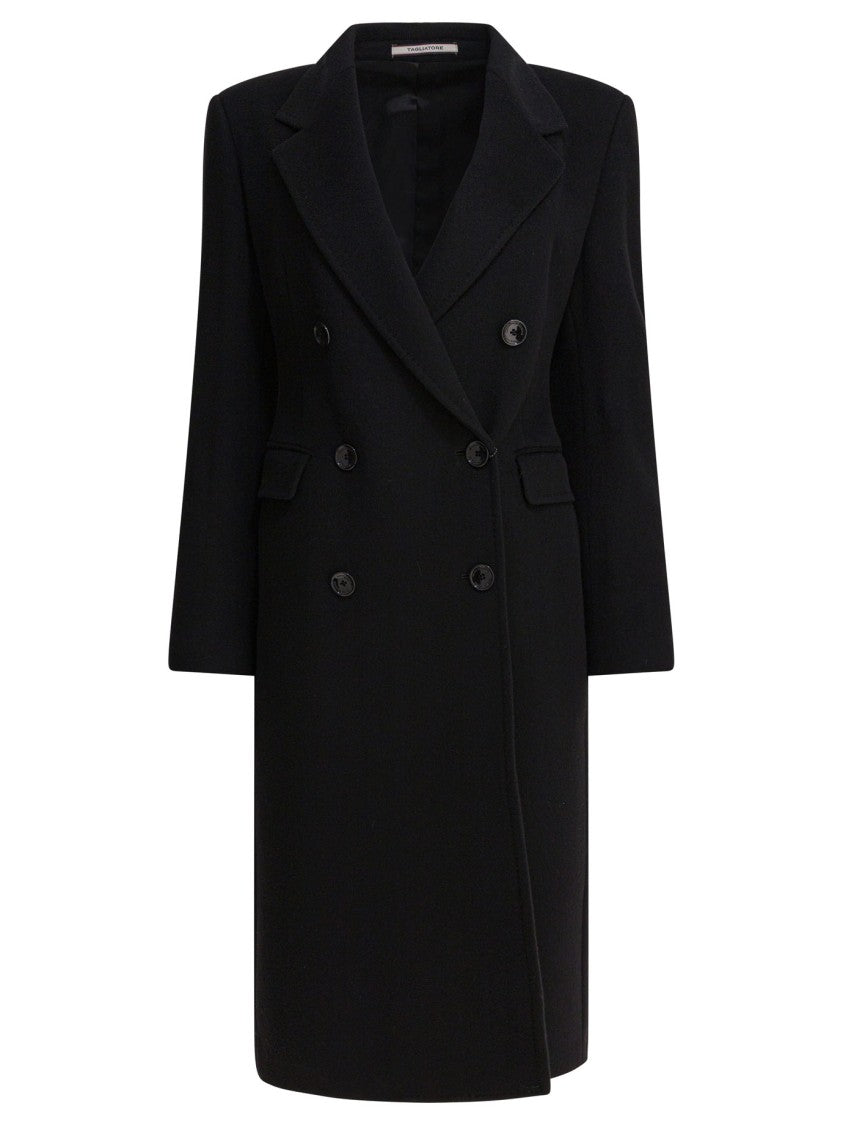 Tagliatore Double-Breasted Cashmere Coat With Tailored Fit