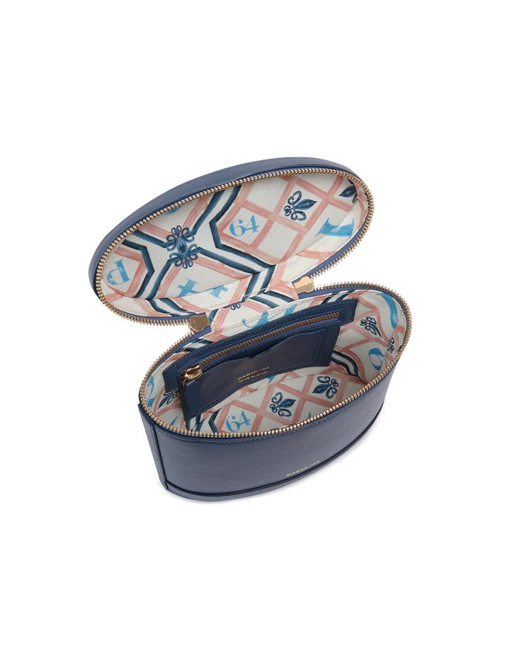 Paris64 Structured Cowhide Leather Shoulder Bag