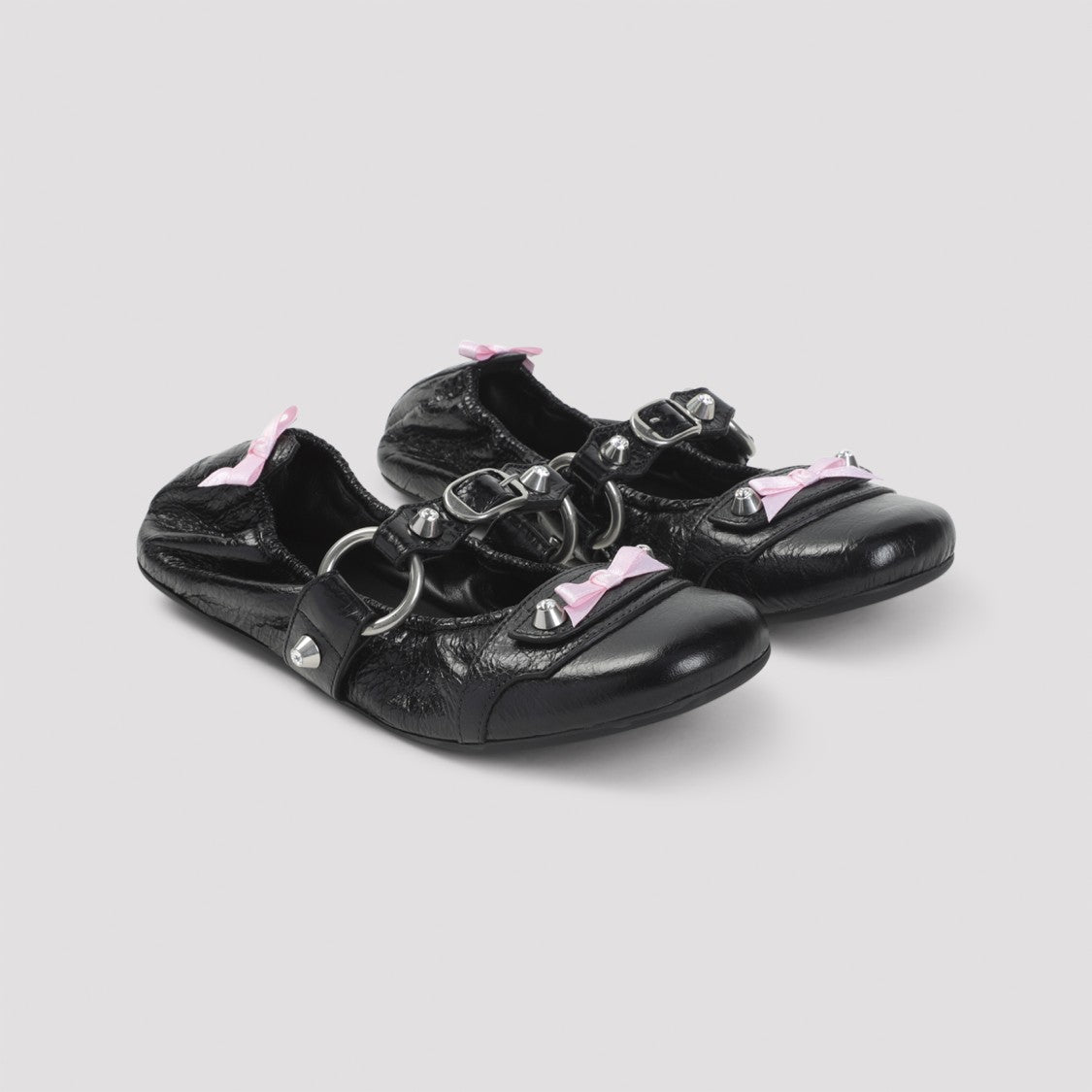 Balenciaga Black Lamb Leather Sandals