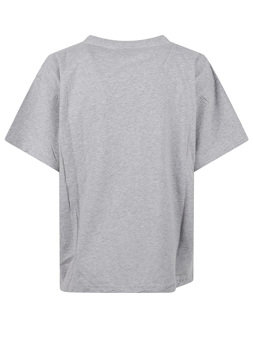 Balenciaga Cropped Dry Jersey T-Shirt With Embroidered Logo