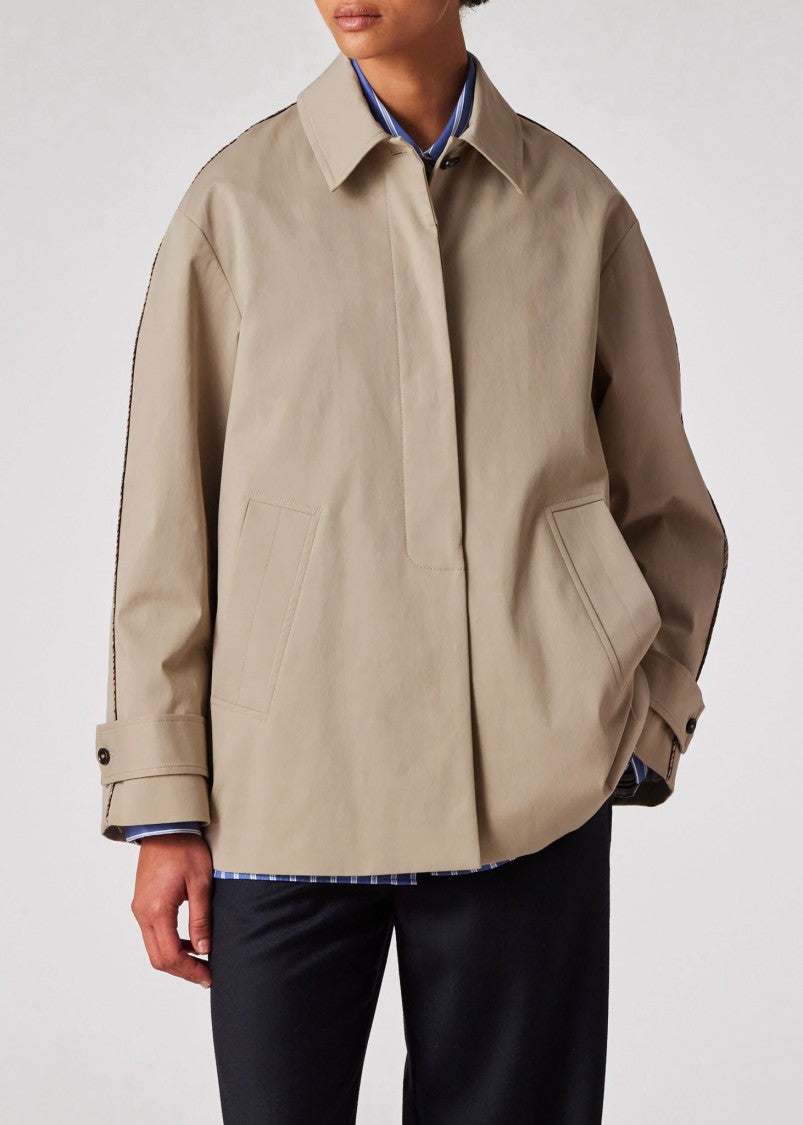 Paul Smith Loose-Fit Stone Trapeze Jacket
