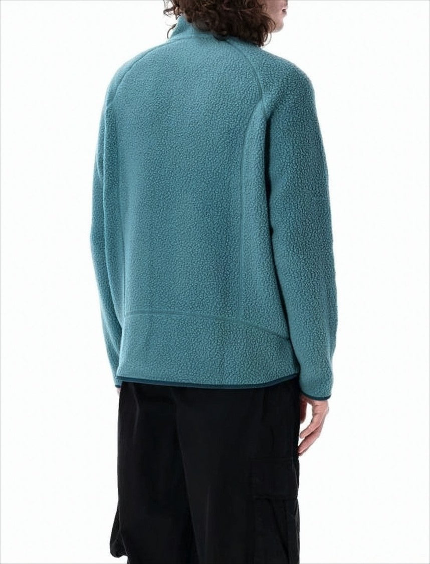 Patagonia Textured Fleece Jacket With Full Front Zipper