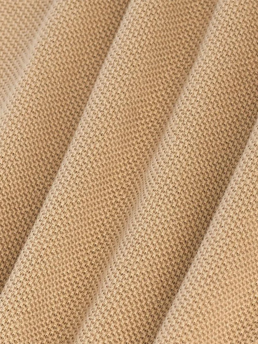 Drôle De Monsieur Beige Polo Shirt With Classic Collar