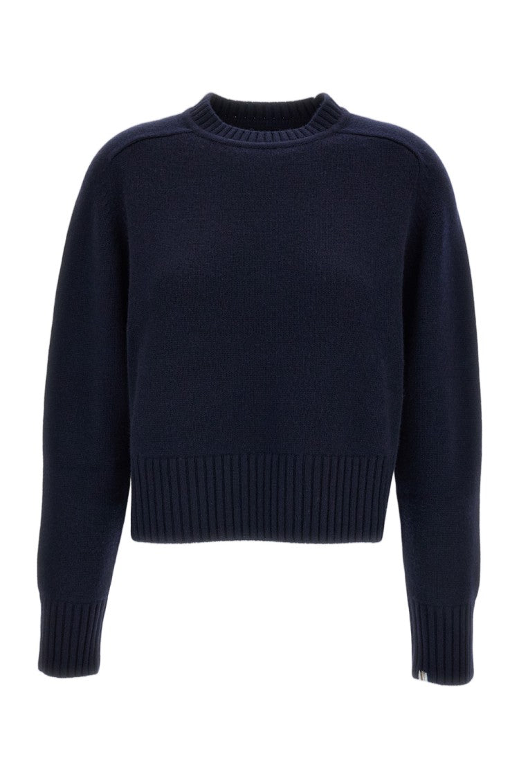 Extreme Cashmere Dark Blue Cashmere-Blend N.167 Crewneck Sweater