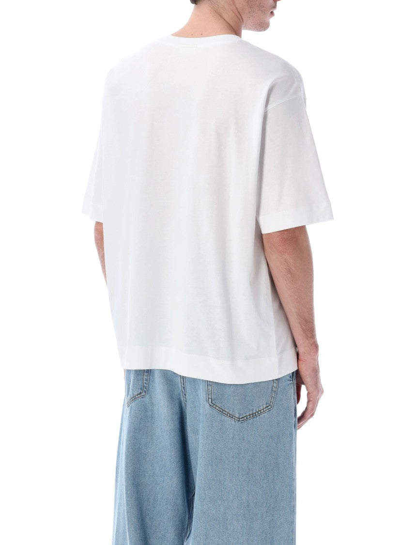 Dries Van Noten Relaxed Fit Crew Neck T-Shirt With Chest Pocket Detail