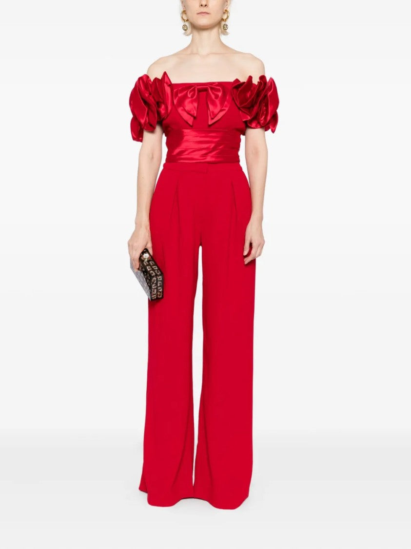 Saiid Kobeisy High-Waisted Straight-Cut Tailored Pants