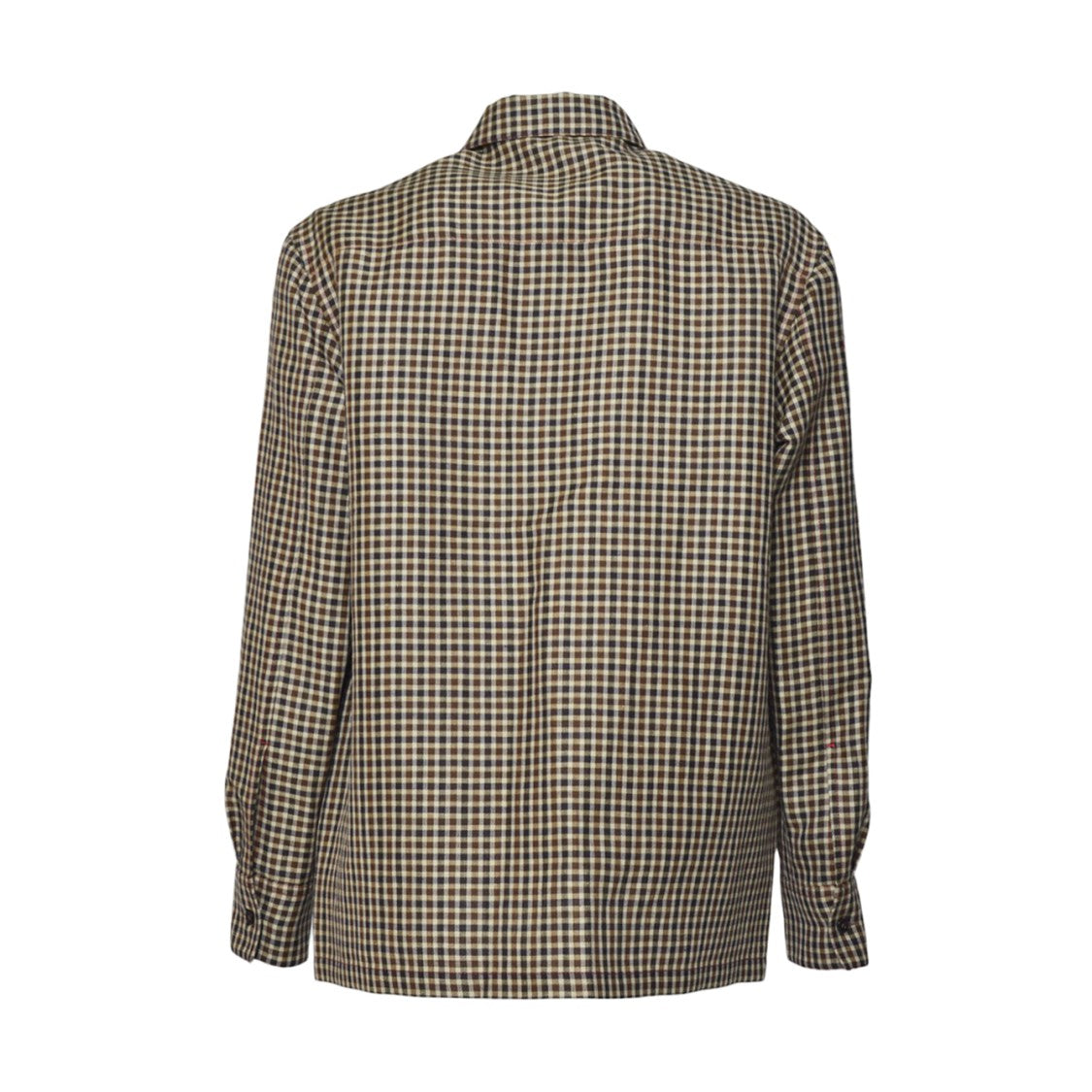 Jil Sander Classic Checkered Shirt With Textured Fabric