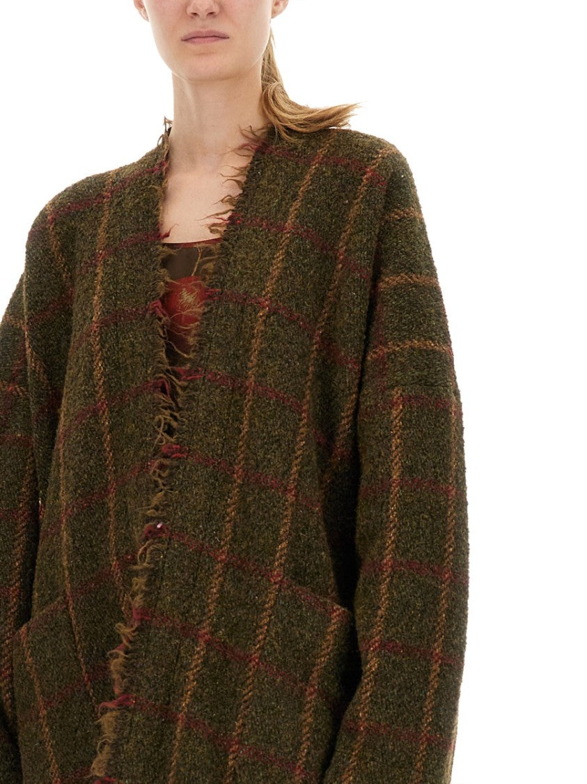 Uma Wang "Caleb" Plaid Coat