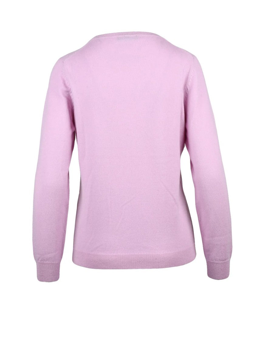 Cavalieri Cavalieri Cashmere Crew Neck Sweater In Gentle Pink