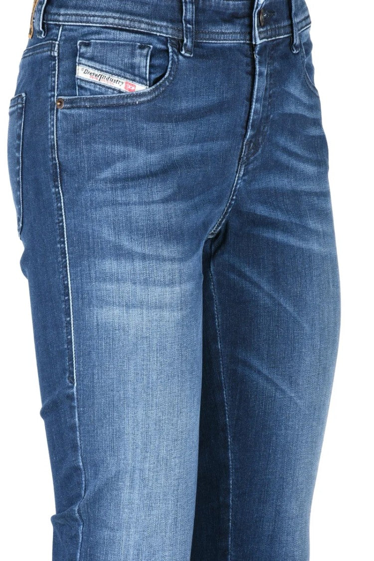 Diesel Blue Faded Stretch Jeans