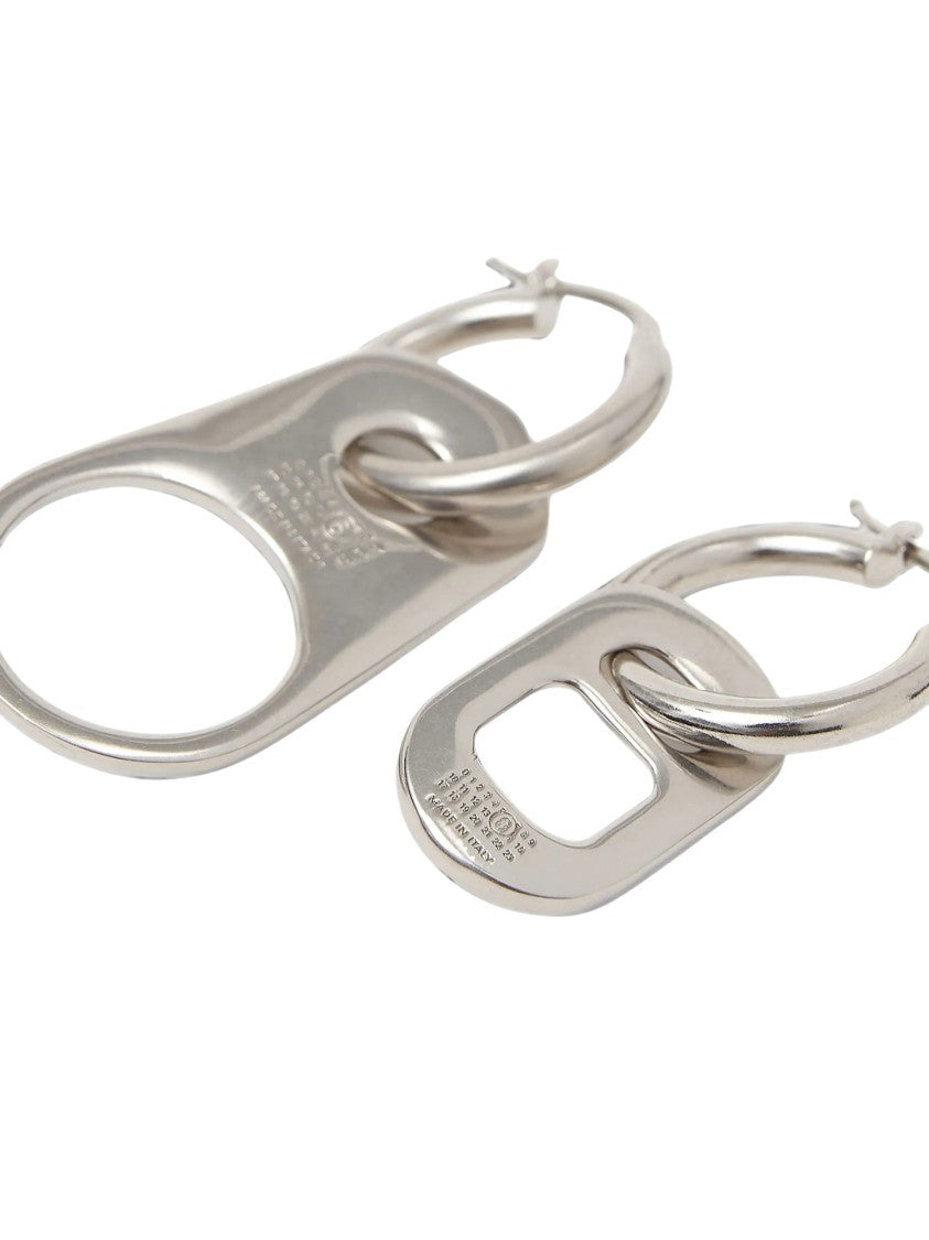 Mm6 By Maison Margiela Bottle Cap Metallic Drop Earrings