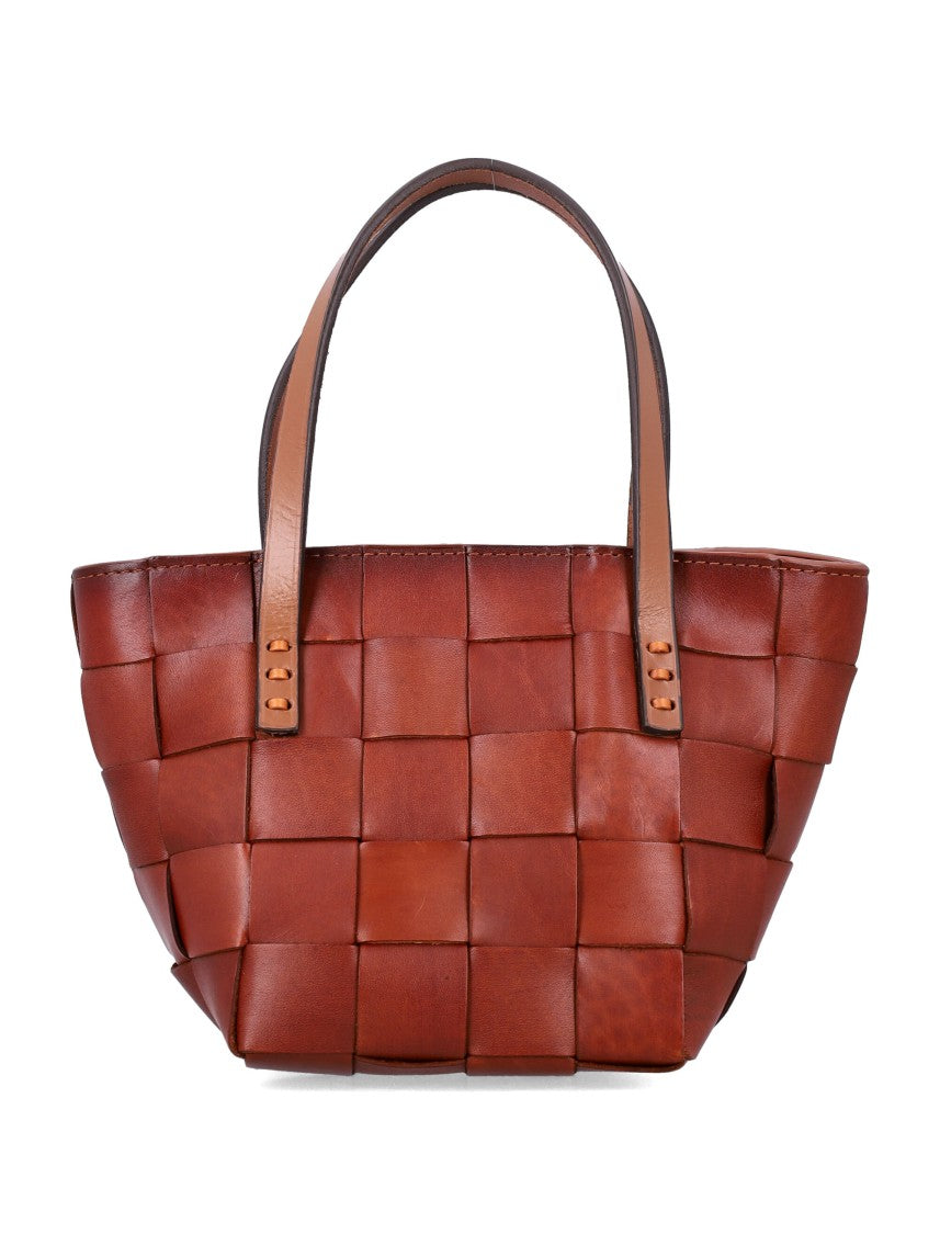 Dragon Diffusion Japan Mini Woven Leather Handbag