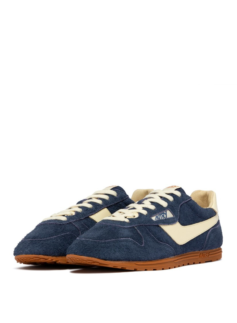 Autry Low-Top Sneakers In Suede And Leather