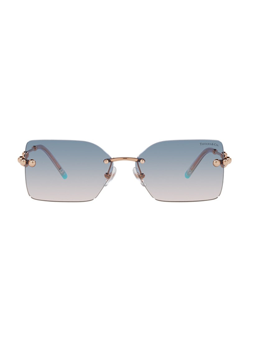 Tiffany & Co. Rimless Metallic Sunglasses