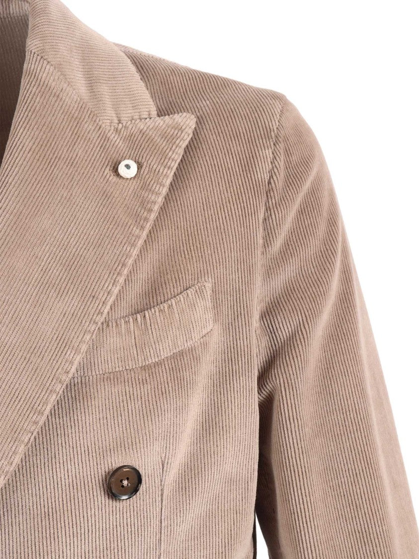 L.B.M. 1911 Double Breasted Corduroy Jacket