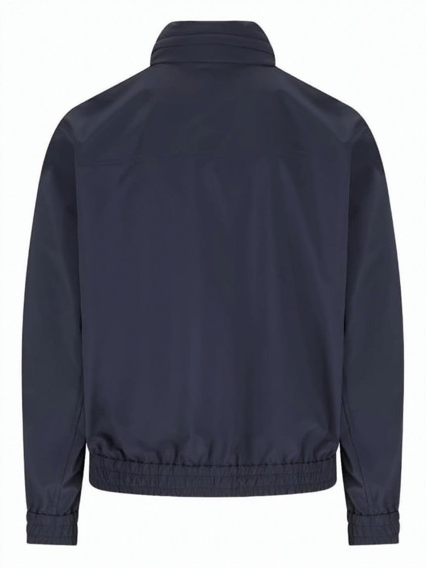 Brunello Cucinelli Blue Nylon And Elastane Jacket