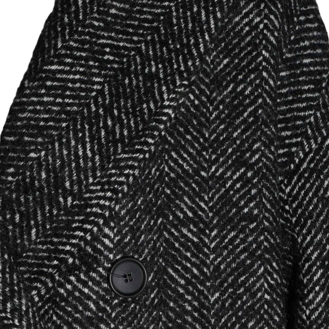 Antonelli Firenze Double-Breasted Herringbone Wide Lapel Coat