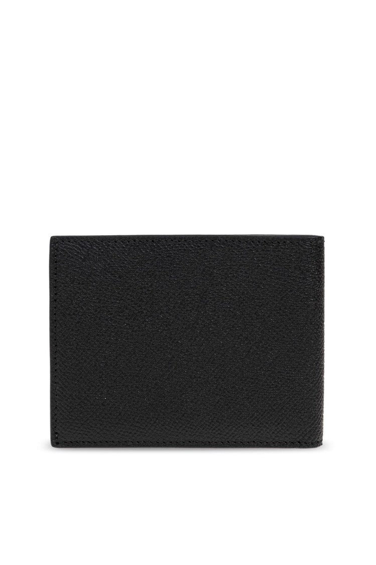 Ferragamo Gancini Wallet And Keychain Set – Black
