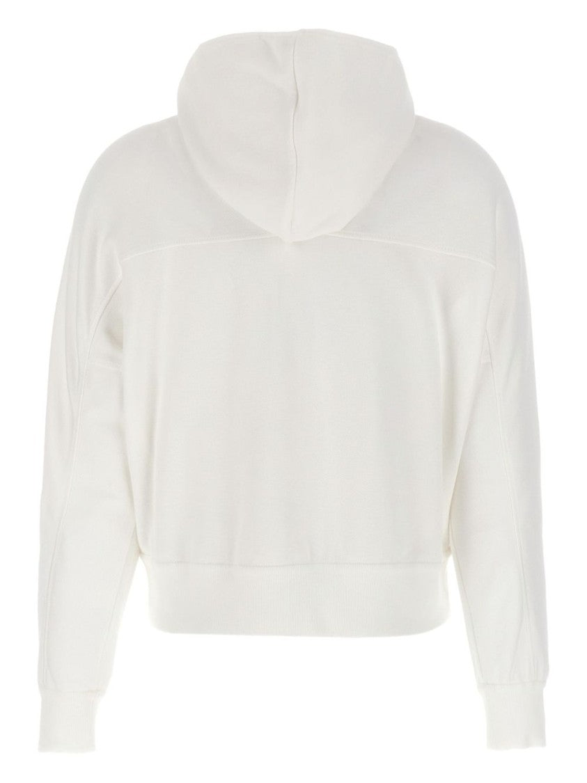 Brunello Cucinelli Zip-Up Hooded Sweater With Ribbed Cuffs