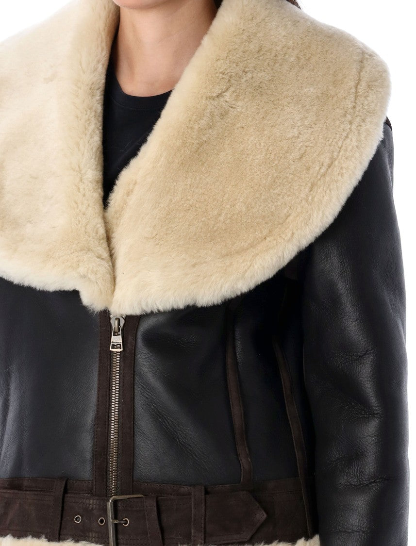 J. W. Anderson Leather Aviator Jacket