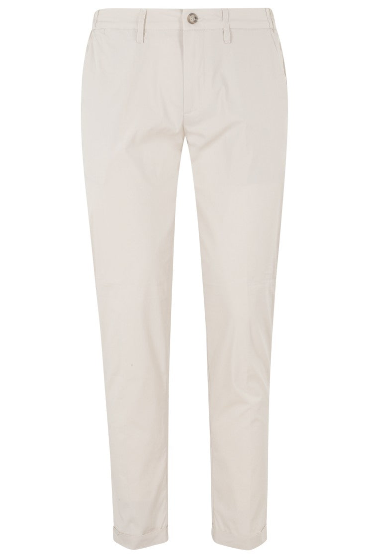 Re-Hash Cotton-Blend Elastic Waist Stretch Poplin Chino Pants