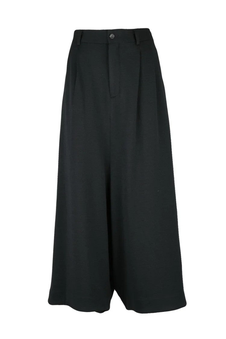 Comme Des Garçons Wool Culottes - Black
