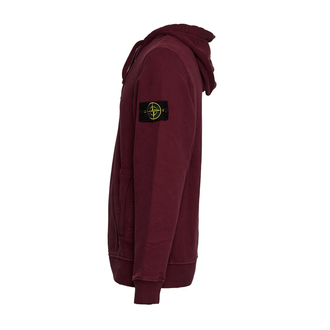 Stone Island Felpa Brushed Organic Cotton Fleece