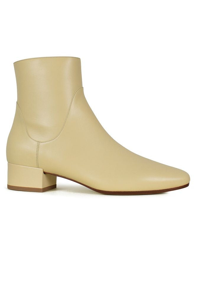 Francesco Russo Smooth Leather Ankle Boots With Side Zip