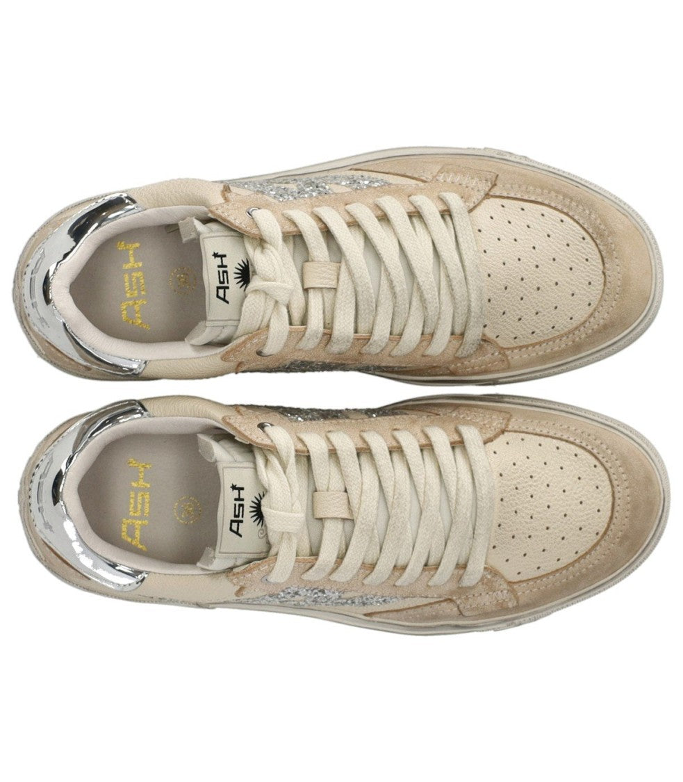 Ash Moonlight Glitter Beige Sneaker