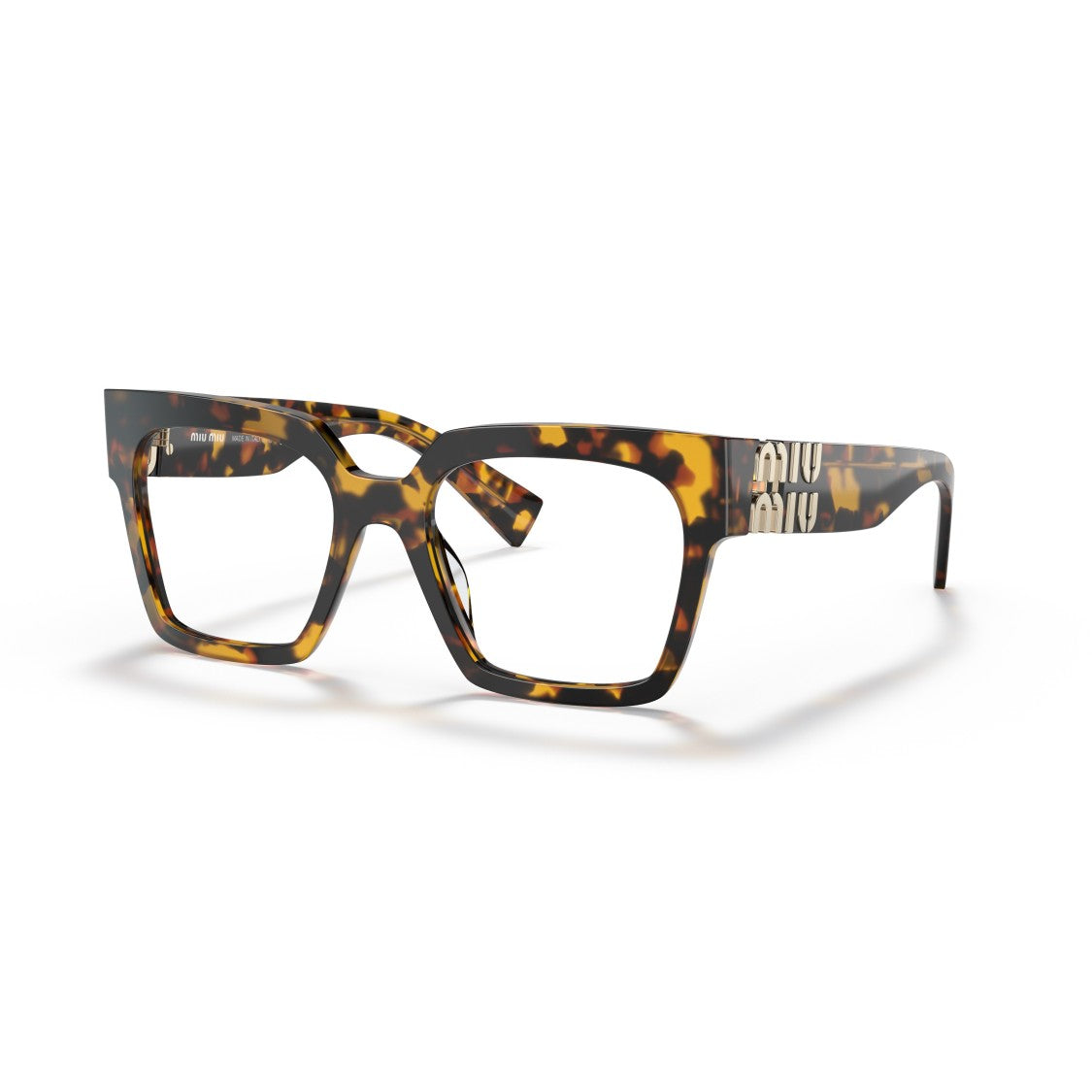 Miu Miu 0Mu 04Uv Oversized Tortoiseshell Sunglasses